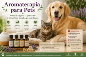 Aromaterapia para Pets: O que é Seguro, O que Evitar e Como Usar com Responsabilidade