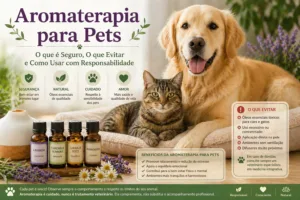 Aromaterapia para Pets: O que é Seguro, O que Evitar e Como Usar com Responsabilidade