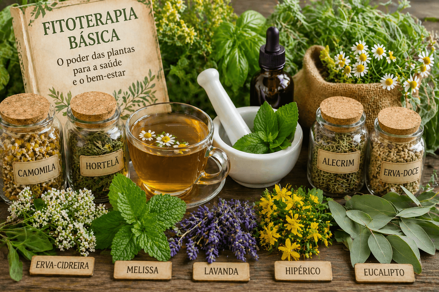 Fitoterapia Básica: As 7 Plantas Medicinais Mais Poderosas e Como Usá-las